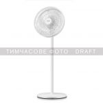 Вентилятор ARDESTO FN-B1140R підлоговий, 40см, 55Вт, ел. кер-ня, дисплей, таймер, пульт ДК, опора кругла, білий