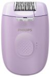 Епілятор Philips Series 2000 дисковий, від мережі, сух., насадок-3, з підсвіткою, фіолетовий