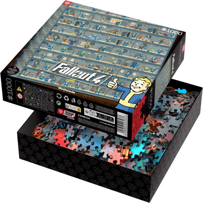 Пазл GoodLoot Fallout 4 Perk Poster Puzzles 1000 ел.