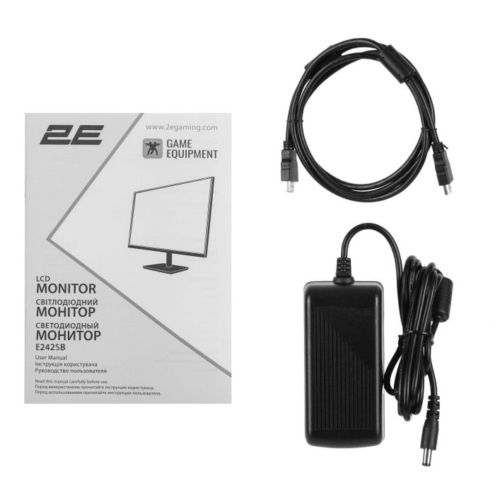Монітор 2E 23.8" E2425B D-Sub, HDMI, VA, 100Hz, FreeSync