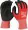 Рукавички робочі Milwaukee, нітрилове покриття, smartswipe, р.10, червоно чорні, 12шт