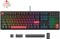 Клавіатура механічна Lemokey  X3 104Key, Keychron Red, USB-A, QMK/VIA, Hot-Swap, EN/UKR, RGB, чорний