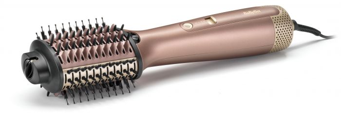 Фен-щітка Babyliss Air Power Volume, 1000Вт, 2 режими, дифузор, іоніз-я, хол. обдув, кераміка, рожевий