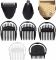 Набір для стрижки Babyliss, для бороди, вусів, голови, носа і тіла, акум., вібраційний мотор, насадок-8, чохол, сталь, сірий