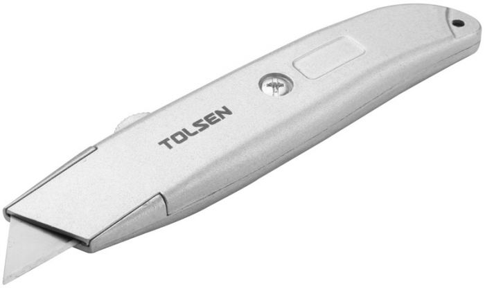 Ніж будівельний трапецієподібний Tolsen, корпус з алюмінію, 150мм