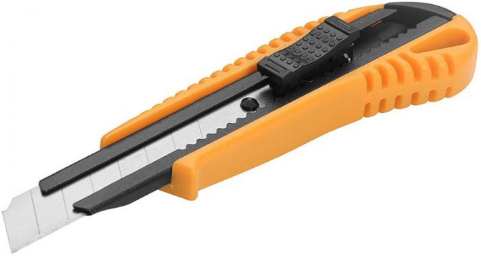 Ніж будівельний сегментований Tolsen, 18мм, корпус з ABS-пластику, 155мм