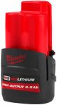Акумулятор Milwaukee Redlithium M12 12В 2.5А·год 0.2кг Акумулятор Milwaukee Redlithium M12 12В 2.5А·год 0.2кг