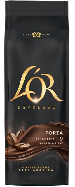 Кава L`OR зерна, 500г, Espresso Forza, арабіка
