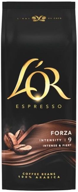 Кава L`OR зерна, 1000г, Espresso Forza, арабіка