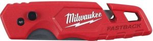 Ніж будівельний трапецевидний складаний Milwaukee Fastback, лезо 18мм, корпус комбінований, і зберіганням лез