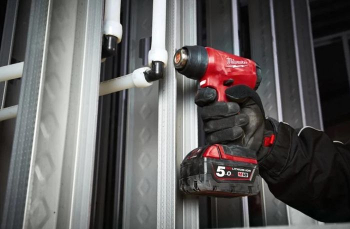 Фен будівельний акумуляторний Milwaukee M18 BHG-0 18В 470°C 175 л/хв 1.4кг без АКБ та ЗП