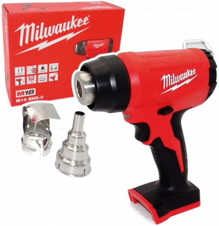 Фен будівельний акумуляторний Milwaukee M18 BHG-0 18В 470°C 175 л/хв 1.4кг без АКБ та ЗП