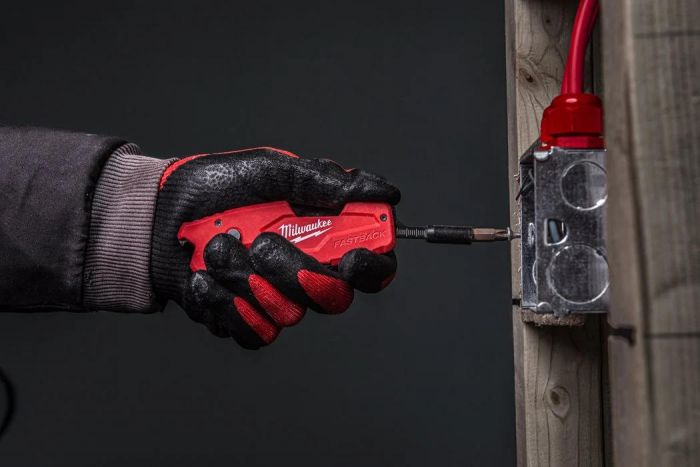 Ніж будівельний трапецевидний складаний Milwaukee Fastback, 18мм, тримач для біт 1/4", корпус комбінований