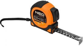 Рулетка Neo Tools Super Black, 5мx19мм, з фіксатором змотування, магніт