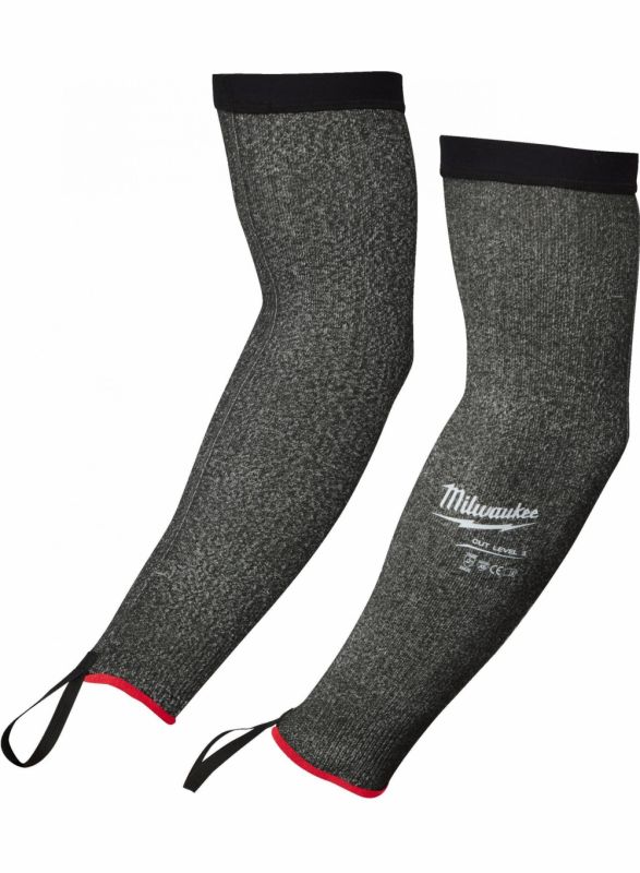 Нарукавники робочі Milwaukee, високоеластичний нейлон, 45см, сірий