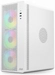 Корпус 2E GAMING Credo Plus V510W без БЖ, 1xUSB3.0, 1х USB 2.0, 1xUSB Type-C, 4x120мм RGB Rainbow, VGA 310мм, TG Side Panel, ATX, білий