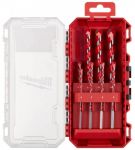 Набір свердел по бетону Milwaukee Premium, 8шт, 4-12мм, кейс