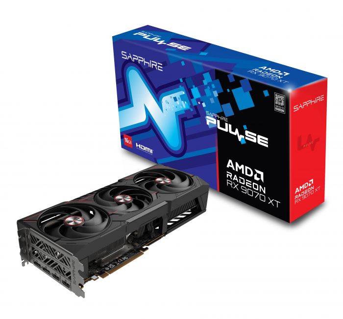 Відеокарта SAPPHIRE Radeon RX 9070 XT 16GB GDDR6 PULSE GAMING OC