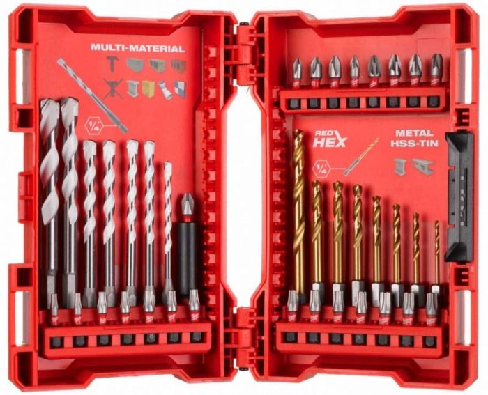 Набір біт і свердел Milwaukee, 39шт, кейс