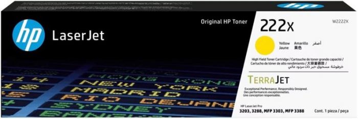 Картридж HP 222X CLJ Pro 3203/3303 Yellow (2500стор) Картридж HP 222X CLJ Pro 3203/3303 Yellow (2500стор)
