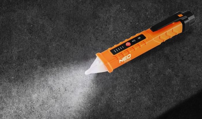 Детектор напруги Neo Tools, 12-1000В, кат.1000В, 2х1.5В ААА