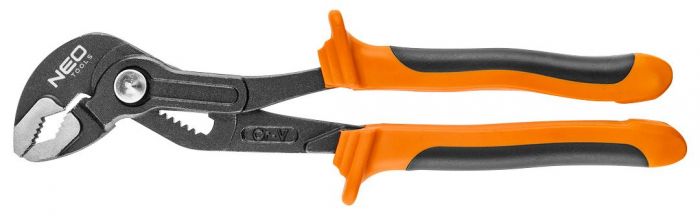 Кліщі переставні Neo Tools, 45°, робочий діапазон 0-36мм, 240мм