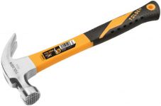 Молоток столярний Tolsen 450г 33см руків'я металеве гумове