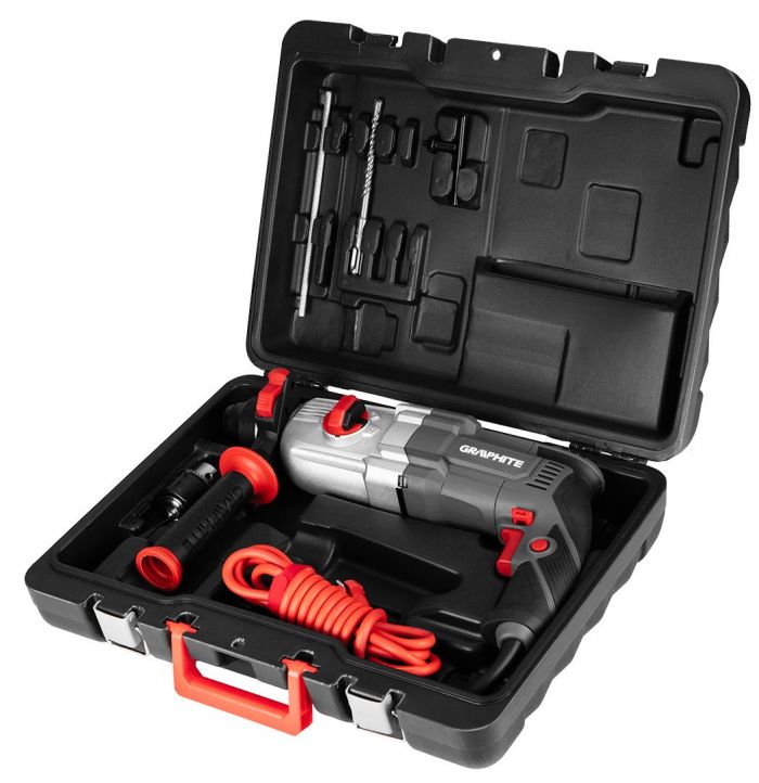 Перфоратор GRAPHITE SDS-plus 900Вт 3.4Дж кейс 6.1кг