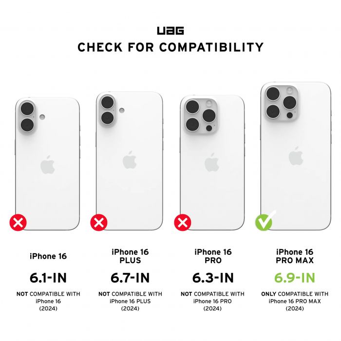 Чохол UAG для iPhone 16 Pro Max, Plyo Magsafe LE, Maroon/Yellow Ombre