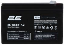 Акумуляторна батарея 2E GS, 12В, 7.2А•год, AGM