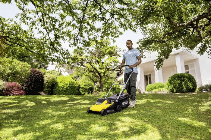 Газонокосарка акумуляторна Karcher LMO 4-18 Dual 18В 37см 25-65мм без АКБ та ЗП