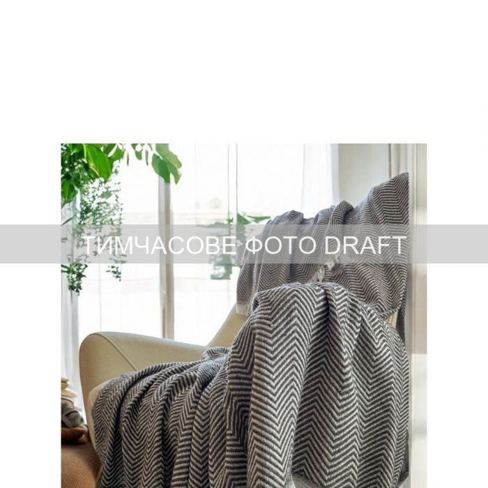 Плед Ardesto Summer 140х190см, 100% бавовна, коричневий