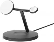 Зарядний пристрій бездротовий Belkin 3в1 Magnetic Pad Qi2 15Вт, чорний