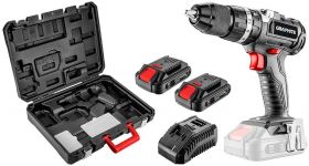 Шурупокрут-дриль акумуляторний GRAPHITE Energy+ 18В безщітковий 2х2А·год 58Нм 0-500·0-1700об·хв кейс ЗП 1.2кг Шурупокрут-дриль акумуляторний GRAPHITE Energy+ 18В безщітковий 2х2А·год 58Нм 0-500·0-1700об·хв кейс ЗП 1.2кг