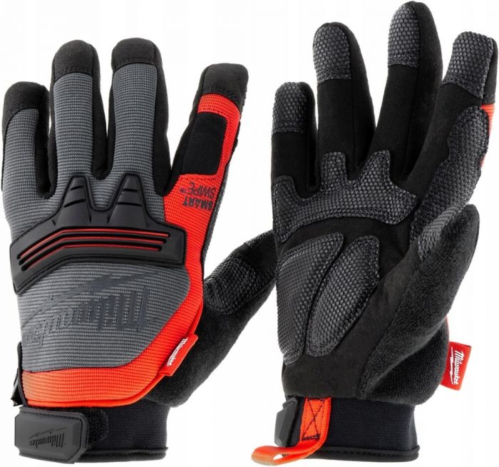 Рукавички робочі Milwaukee, Armortex, Smartswipe, поліестер/TPR/махрова тканина, р.11/XXL, чорні