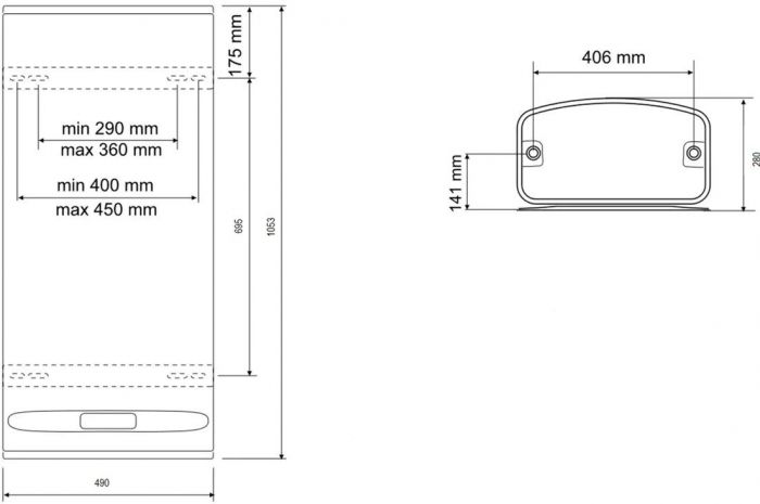 Водонагрівач електр. TESY Bellislimo Cloud плаский GCR 802722 E31 ECW Wi-Fi, 80л, 2,2кВт, ун. монтаж, електр. кер-ння, B, білий