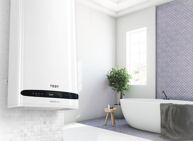 Водонагрівач електр. TESY Bellislimo Cloud плаский GCR 502722 E31 ECW Wi-Fi, 50л, 2,2кВт, ун. монтаж, електр. кер-ння, B, білий
