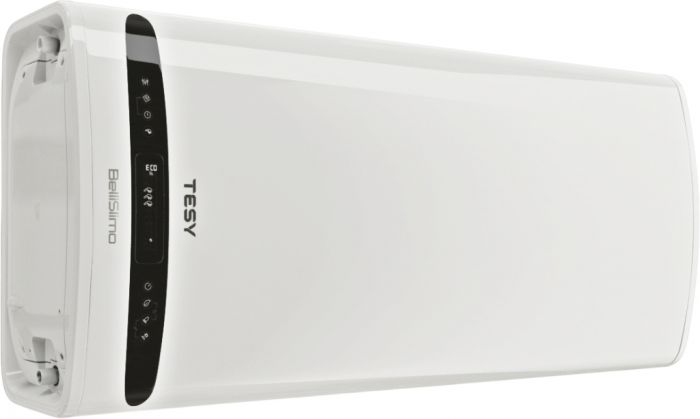 Водонагрівач електр. TESY Bellislimo Cloud плаский GCR 1002722 E31 ECW Wi-Fi, 100л, 2,2кВт, ун. монтаж, електр. кер-ння, B, білий