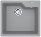 Мийка кухонна Franke Urban фраграніт, прямокут., без крила, 560х500х230мм, чаша - 1, врізна, сірий камень
