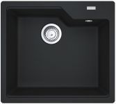 Мийка кухонна Franke Urban фраграніт, прямокут., без крила, 560х500х230мм, чаша - 1, врізна, онікс