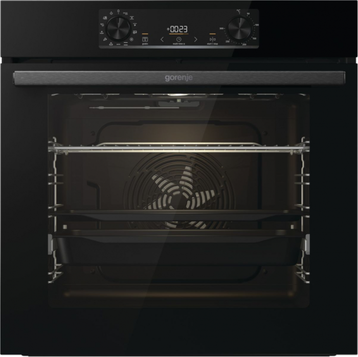 Комплект Gorenje (духовка електрична BOS6737E06BG + поверхня індукційна GI6401BSC), 743032, чорн