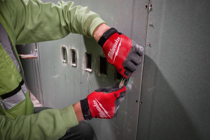 Рукавички робочі Milwaukee PERFORMANCE,поліестер/спандекс/нітрил, р.10/XL, чорні