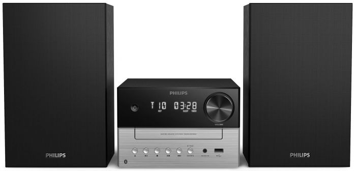 Мікросистема Philips TAM3205M2 20Вт, FM, CD, USB, Audio-in, Wireless