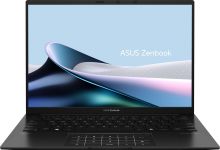 Ноутбук ASUS Zenbook 14 UM3406KA-QD160 14" WUXGA OLED, AMD AI 7 350, 32GB, F1TB, UMA, noOS, Чорний
