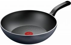Сковорода ВОК Tefal So' Light, 28см, алюміній, бакеліт, чорний