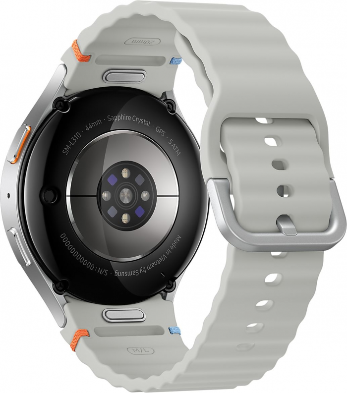 Смарт-годинник Samsung Galaxy Watch 7 44мм (L310) 1.47", 480x480, sAMOLED, BT 5.3, NFC, 2/32ГБ, сріблястий
