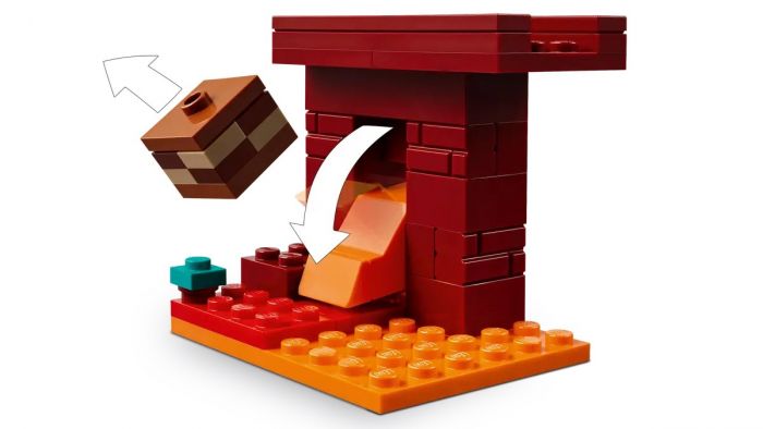 Конструктор LEGO Minecraft Битва з лавою у Незері