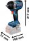 Гайковерт ударний Bosch GDS 18V-750C 18В до 3000об·хв 270/380/750Нм квадрат 1/2" 1.7кг без АКБ та ЗП