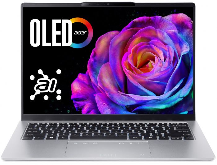 Ноутбук Acer Swift Go 14 SFG14-74 14" WUXGA OLED, Intel U5-225H, 16GB, F512GB, UMA, Win11, сріблястий