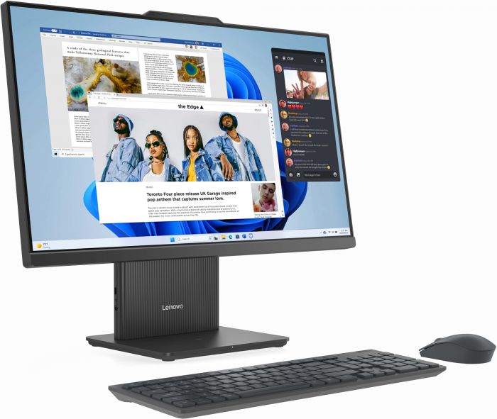 Комп'ютер персональний моноблок Lenovo IdeaCentre AIO 27IRH9 27" QHD IPS AG, Intel i5-13420H, 16GB, F1TB, UMA, кл+м, без ОС, сірий